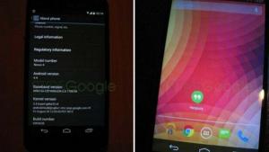 Android 4.4 KitKat UI noplūde