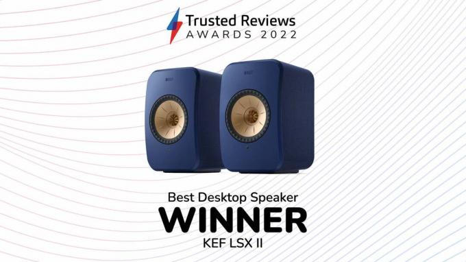 Labākā galddatora skaļruņa uzvarētājs: KEF LSX II