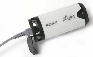 Kontrola zapisovača polohy GPS spoločnosti Sony