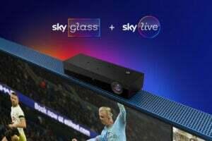 Spara £78 på detta Sky Glass och Sky Live-paket