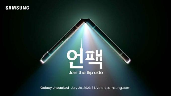 Samsung confirme l'événement de lancement pliable Unpacked le 26 juillet