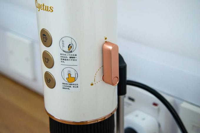 Interruptor de bloqueo de la máquina de café expreso de calentamiento instantáneo Cyetus Mini 4 en 1