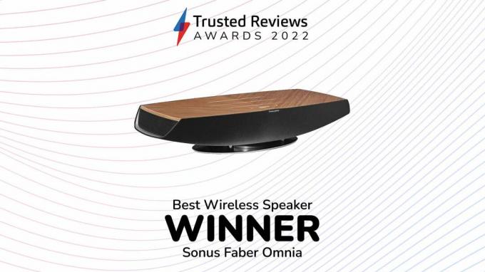 جائزة أفضل مكبر صوت لاسلكي: Sonus Faber Omnia