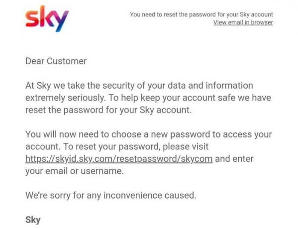 Sky E-Mail 