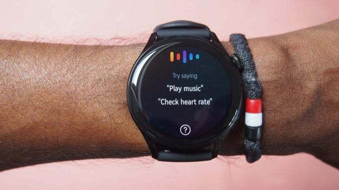 Huawei Watch 3 montrant l'assistant