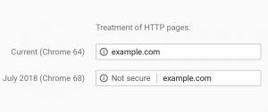 Google Chrome 68 etiquetará los sitios web no cifrados como "no seguros"