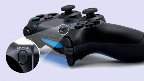 „PS4“ dalijimosi mygtukas