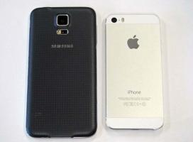 Galaxy S5 vs iPhone 5S: Hvordan sammenligner de?