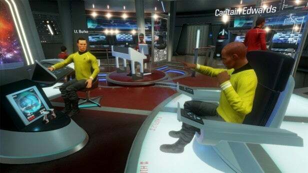 Tripulação da ponte Star Trek
