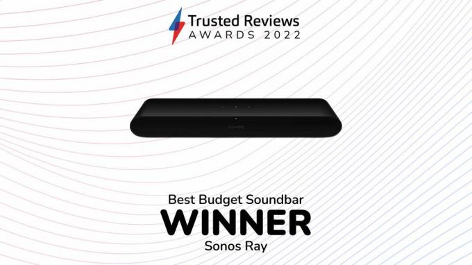 Labākās budžeta skaņas joslas uzvarētājs: Sonos Ray