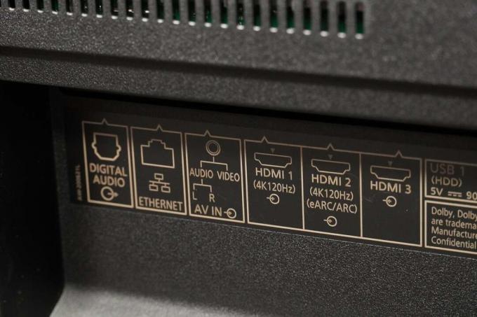 Panasonic 65JZ1000B HFR ALLM VRR HDMI bağlantıları
