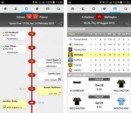 Bedste rugby-apps 7