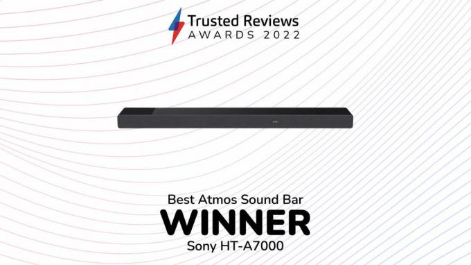Vencedor da melhor barra de som Atmos: Sony HT-A7000