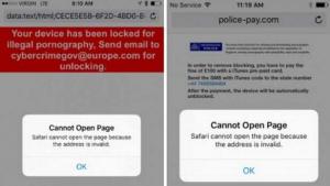 Apple aktualisiert das iPhone, nachdem gefälschter Ransomware-Betrug der Polizei Safari übernommen hat