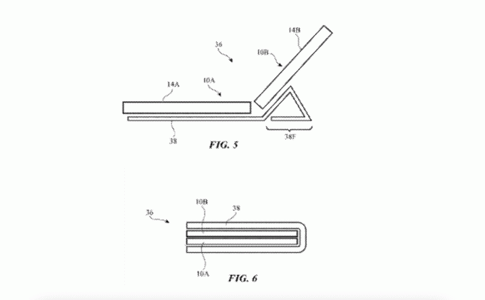 Patente de detección de caída de pliegues de iPhone