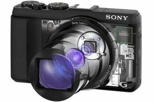 Откривен компактни фотоапарат Сони Цибер-схот ХКС50 са зумом од 30к