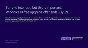 Powiadomienia o aktualizacji systemu Windows 10 stały się jeszcze bardziej nieprzyjemne