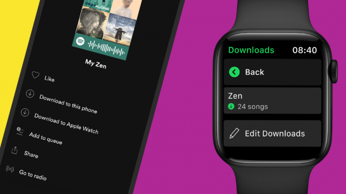 Spotify Apple Watch офлайн