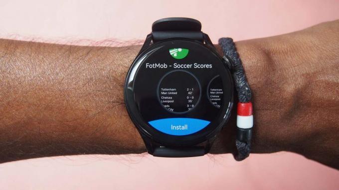 Huawei Watch 3 toont het scherm