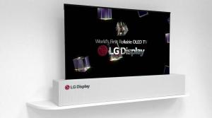 Úžasná rolovací televize OLED od společnosti LG je nyní k zavedení 65palcová a 4K