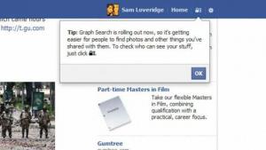 Facebook Graph Search Birleşik Krallık kullanıcıları için yayına girdi
