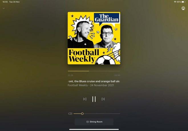 Bowers Wilkins mūzikas lietotne Football Weekly