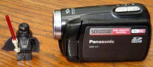 Panasonic SDR-S7EB-K SD videokameru apskats