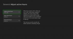 Xbox "Etkin Saatler" güç ayarı, hızlı erişim ile enerji tasarrufunu dengeler
