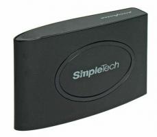 Análise do disco rígido portátil SimpleTech SimpleDrive 120GB