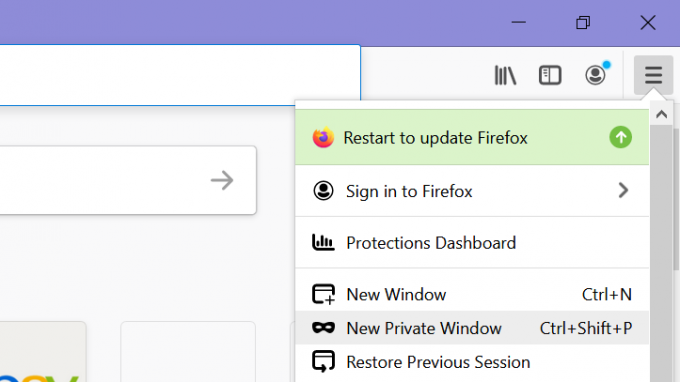 Súkromné ​​prehliadanie Firefoxu