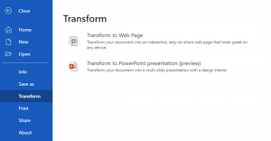 Bir Word belgesini saniyeler içinde PowerPoint sunumuna dönüştürme