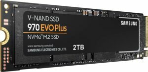 Säästke Samsung 970 EVO Plus 2TB SSD-lt ilmatu 269 naela