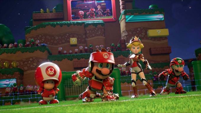 Mario Strikers: Battle League 5v5 maçlar görüyor