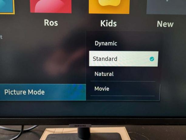Samsung Smart Monitor skärmlägen