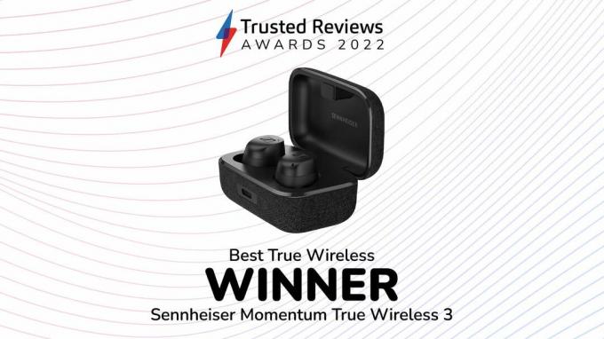 Beste sanne trådløse vinner: Sennheiser Momentum True Wireless 3