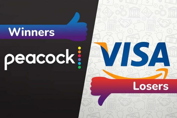 Víťazi a porazení: Peacock pristáva v Spojenom kráľovstve a Amazon zakazuje kreditné karty Visa