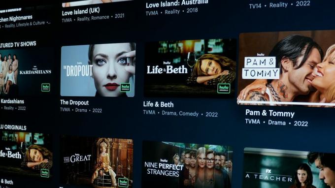 Hulu piedāvātās TV pārraides