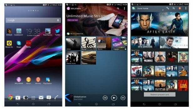 Снимки на екрана на Xperia Z Ultra