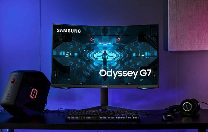 Economize £ 120 no monitor de jogos Samsung Odyssey G7 de 240 Hz
