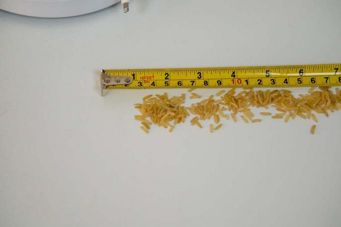 Hoover HF910P sugeeffekt test med ris