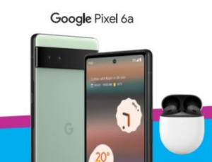 Google Pixel 6a med gratis Pixel Buds