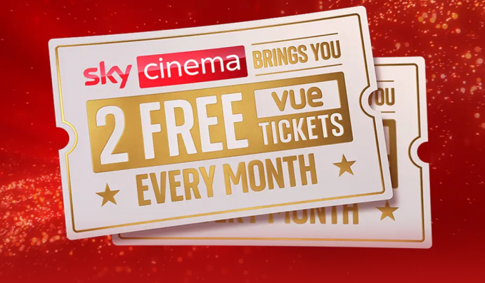 Sky Cinema teraz zahŕňa bezplatné vstupenky do kina