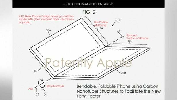 patent na skladanie iphone