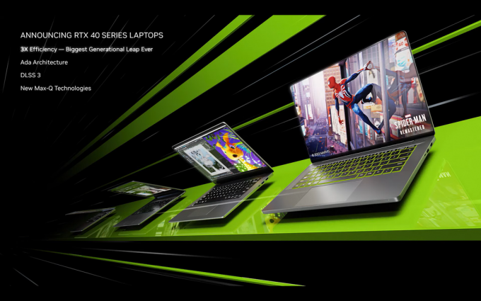 Новите графични процесори за лаптоп RTX 4000 на Nvidia правят преносимите дори по-бързи от PS5