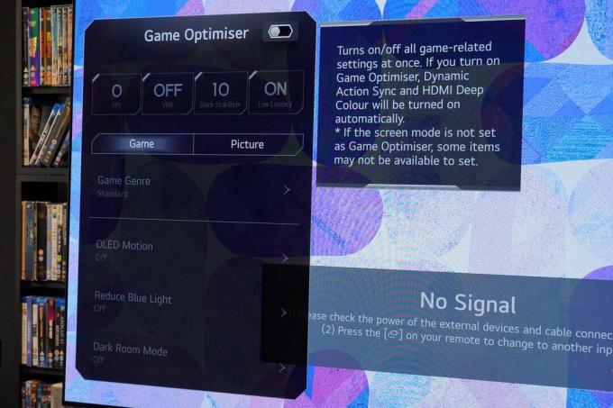 LG OLED65C2 Oyun Optimize Edici