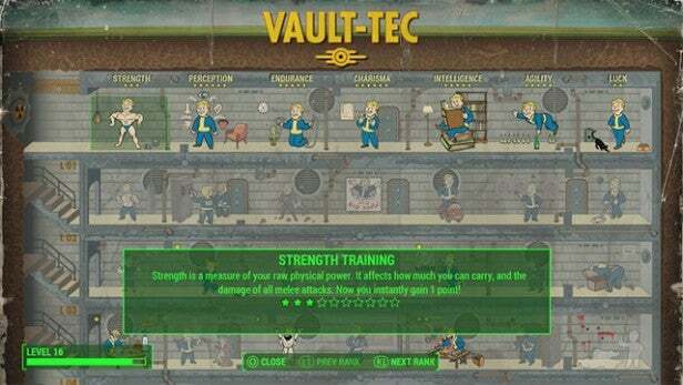 Fallout 4 výhody sila