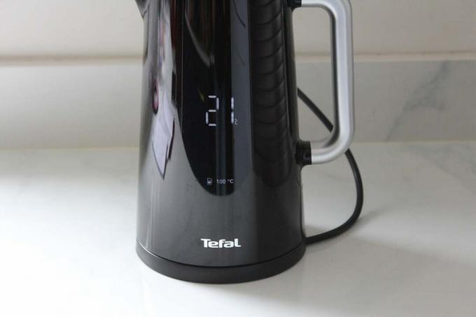 Tefal Smart'n Light Digital Wasserkocher KO853840 aktuelle Temperatur