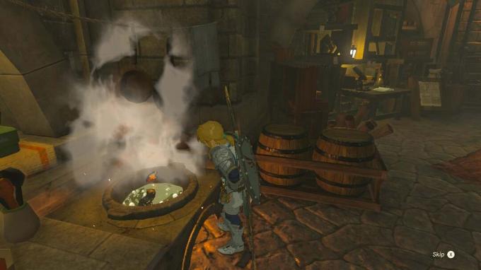 Cómo cocinar comida y elixires en Zelda: Tears of the Kingdom