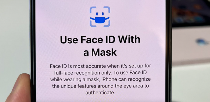 Identificação facial com máscara