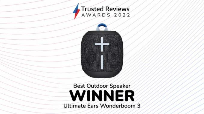Víťaz najlepšieho vonkajšieho reproduktora: Ultimate Ears Wonderboom 3